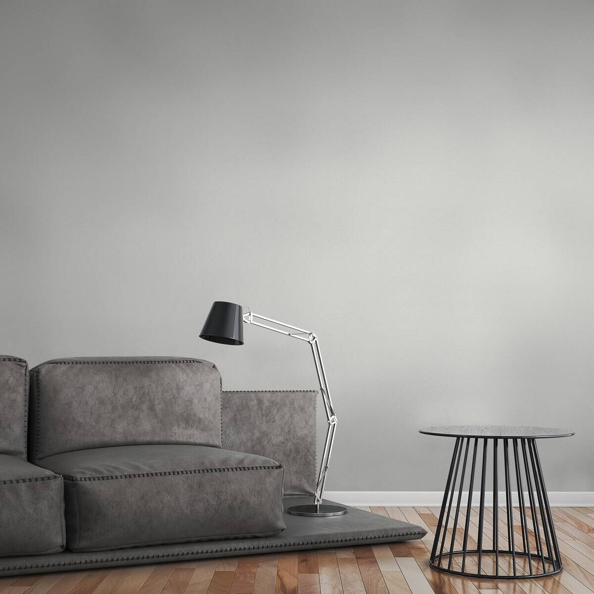 A.S.Creation Vliestapete Attractive Uni weiß B/L: ca. 53x1005 cm