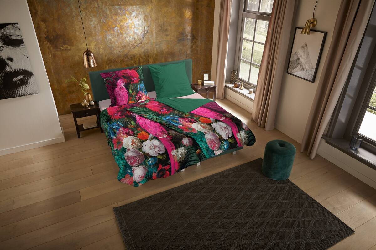 Microfaser Bettwäsche Bohem Multi Polyester B/L: ca. 135x200 cm