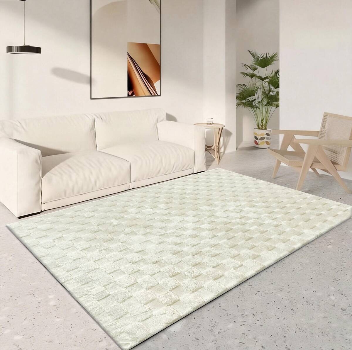 Teppich 3D Square beige B/L: ca. 160x230 cm