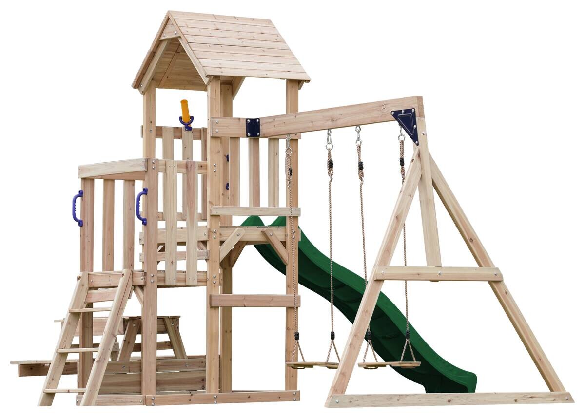 AXI Spielturm Mette grün B/H/L: ca. 366x267x383 cm