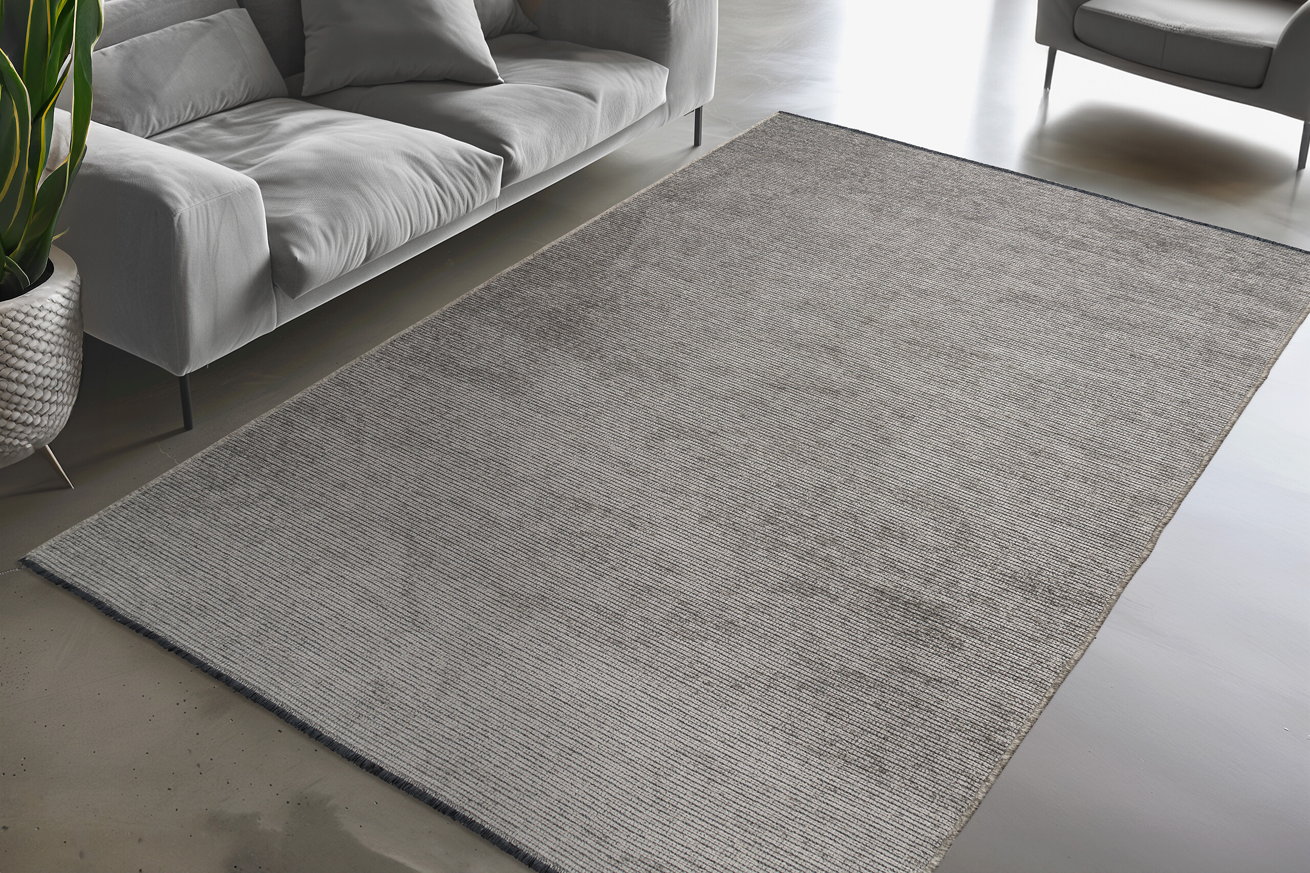 Obsession Teppich En Vogue silber B/H/L: ca. 150x15x230 cm