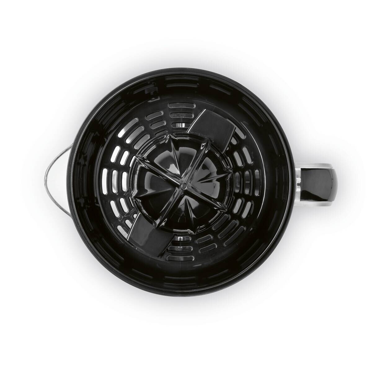 GOURMETmaxx Zitruspresse schwarz Kunststoff Edelstahl B/H/L: ca. 14x21x19 cm ca. 0,7 l