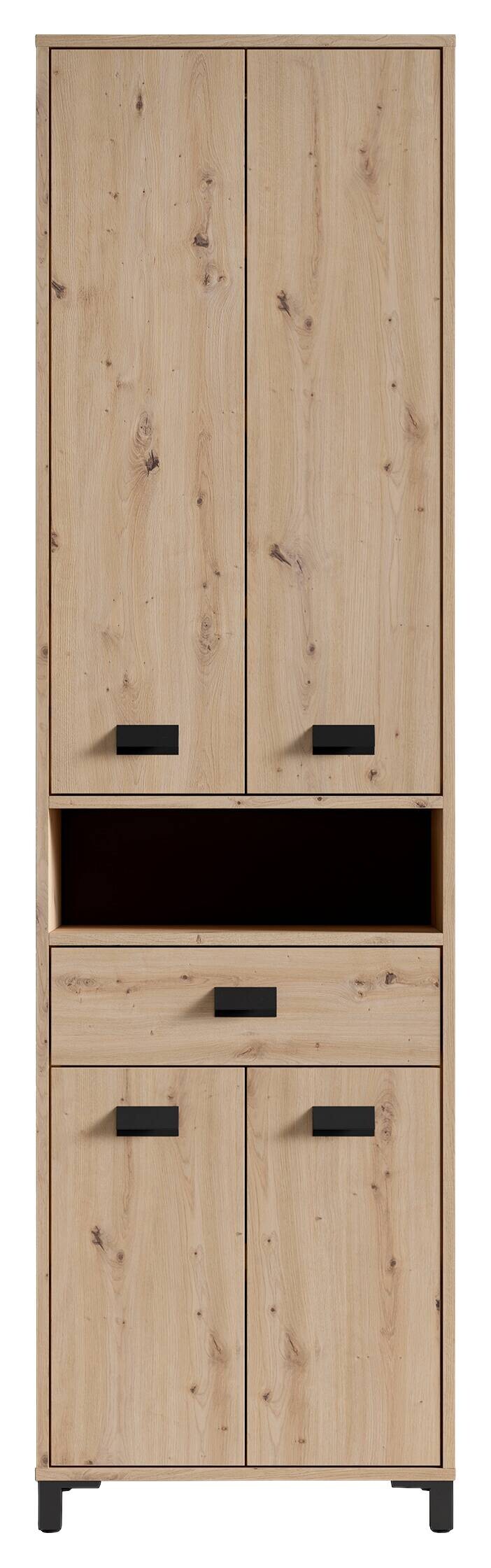 Badezimmer-Set WELLNESS, Set 4-tlg. Eiche