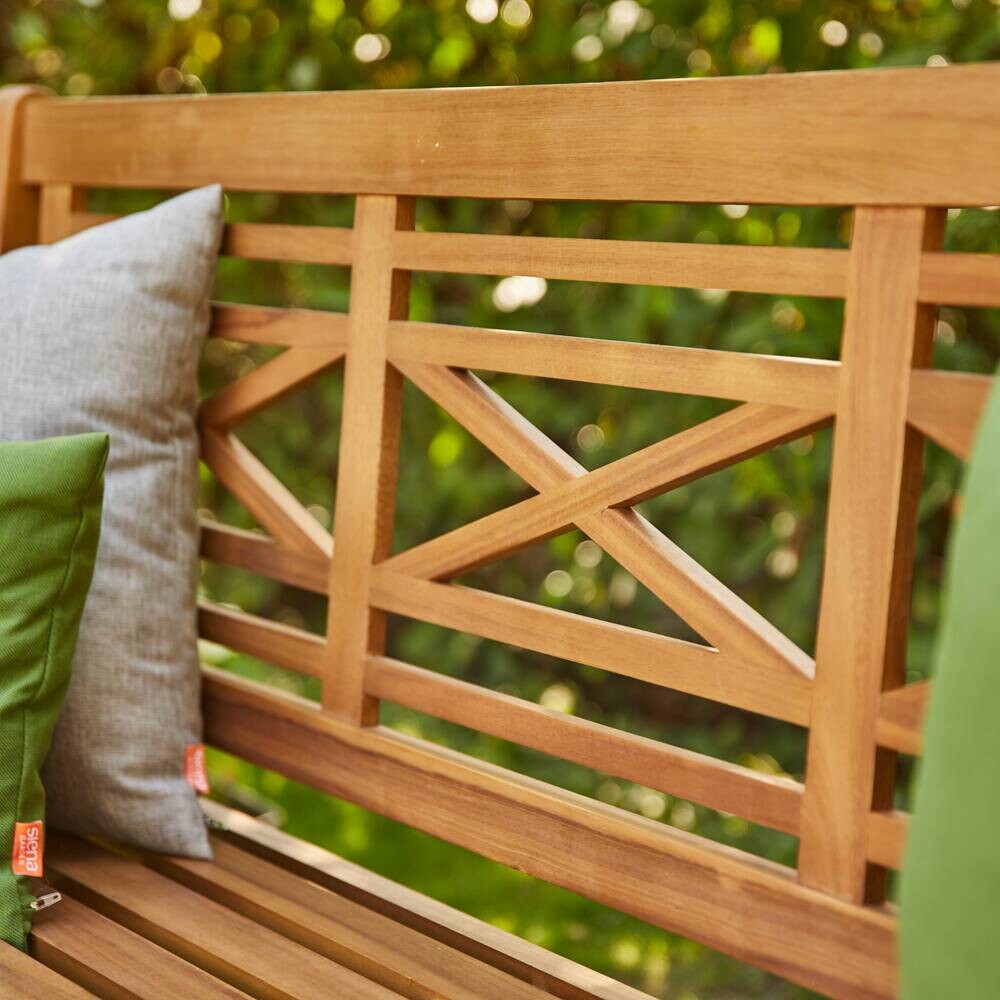 Gardamo Bank WESTPORT natur Akazie