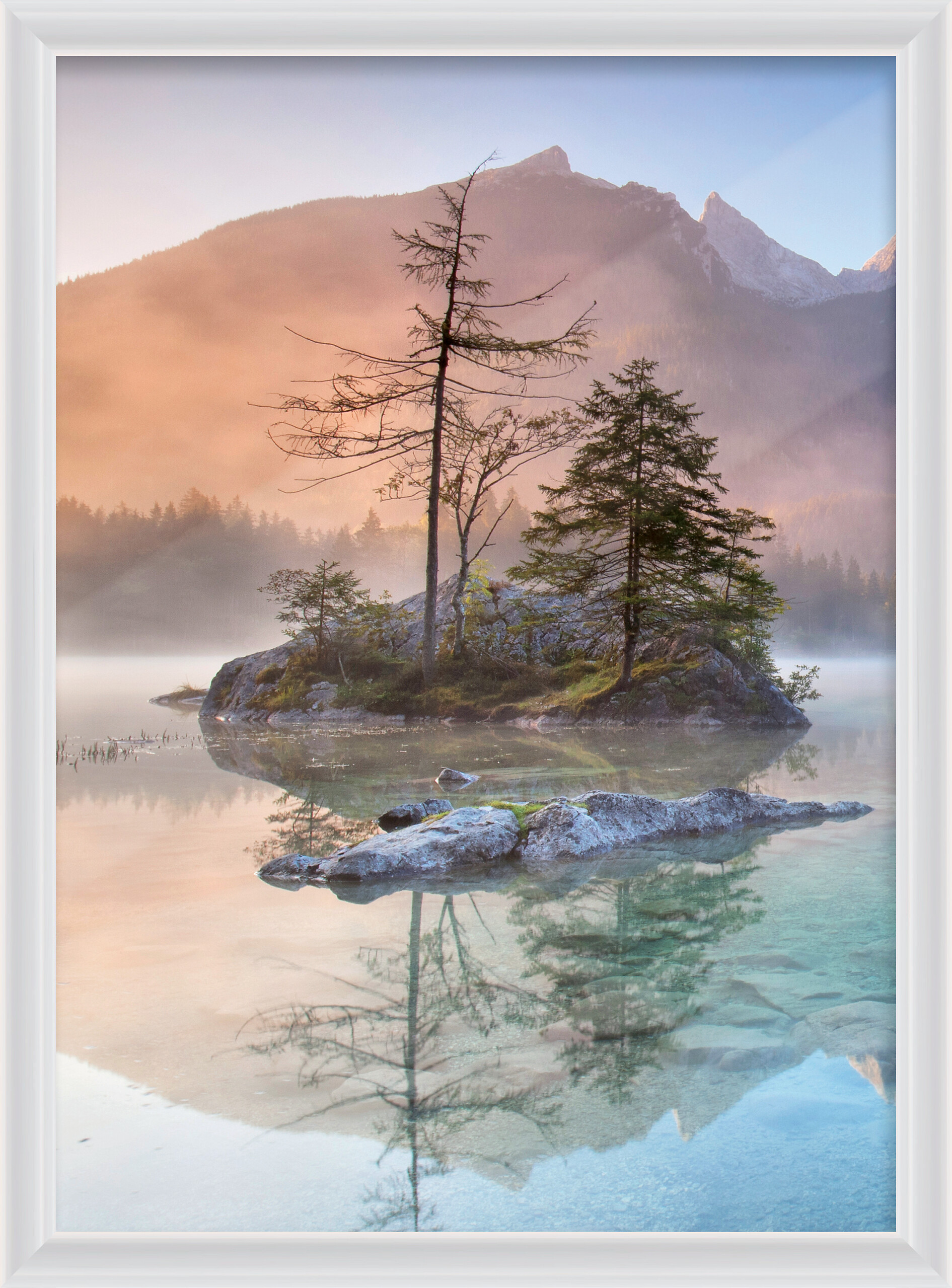 The Wall Bilderrahmen weiß Kunststoff B/L: ca. 15x21 cm