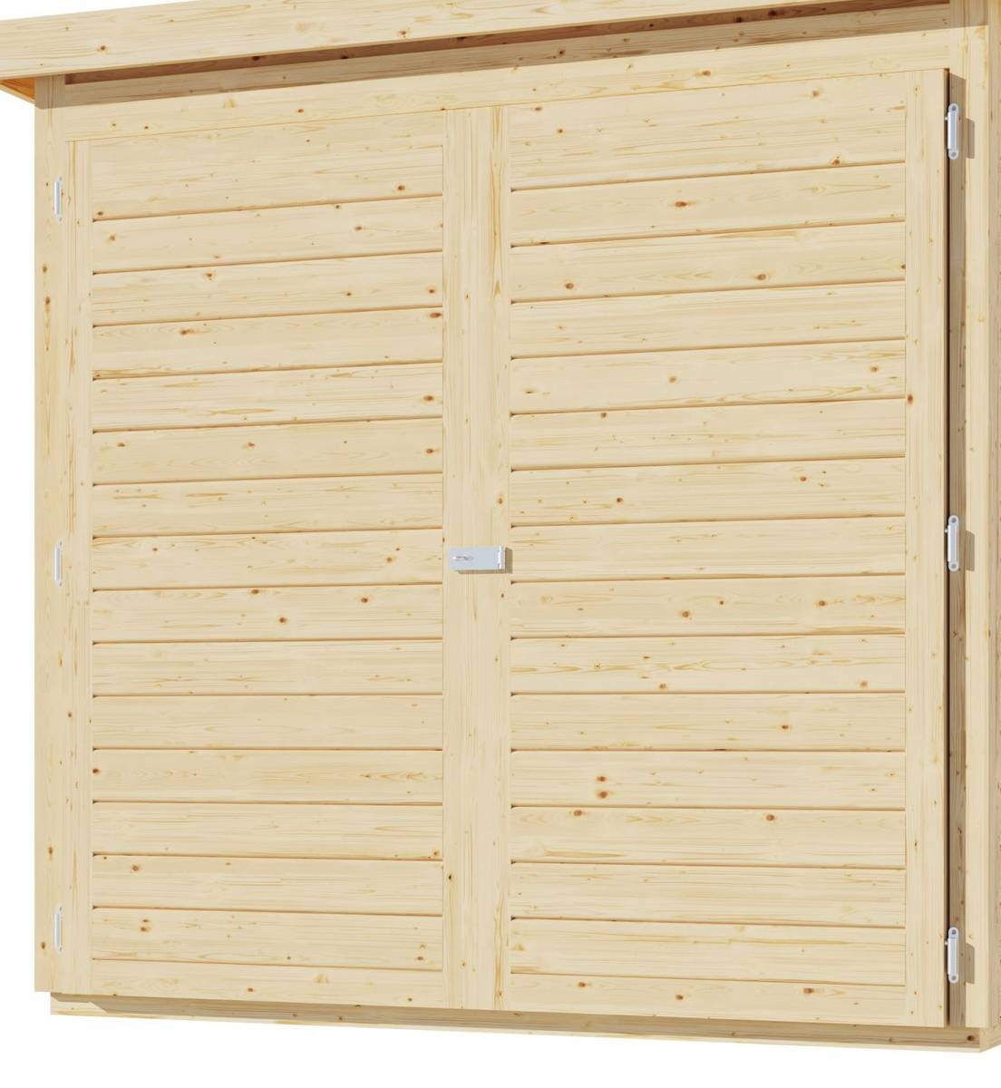 Karibu Fahrradgarage Jimmy natur B/H/T: ca. 163x167x216 cm