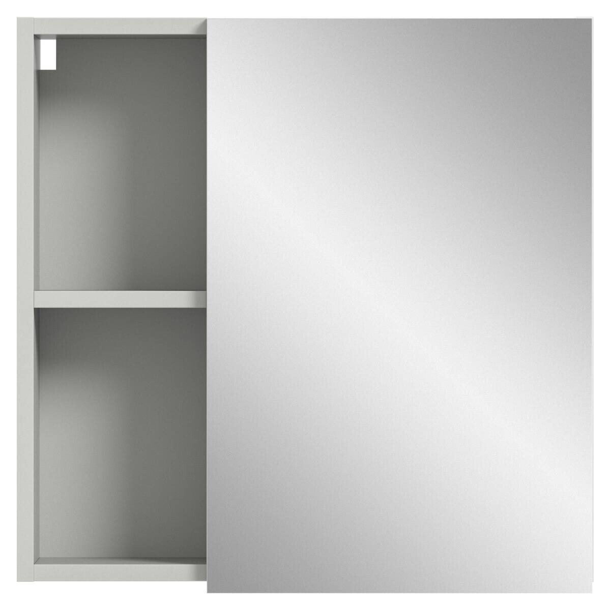 Spiegelschrank Copa hellgrau B/H/T: ca. 55x55x17 cm