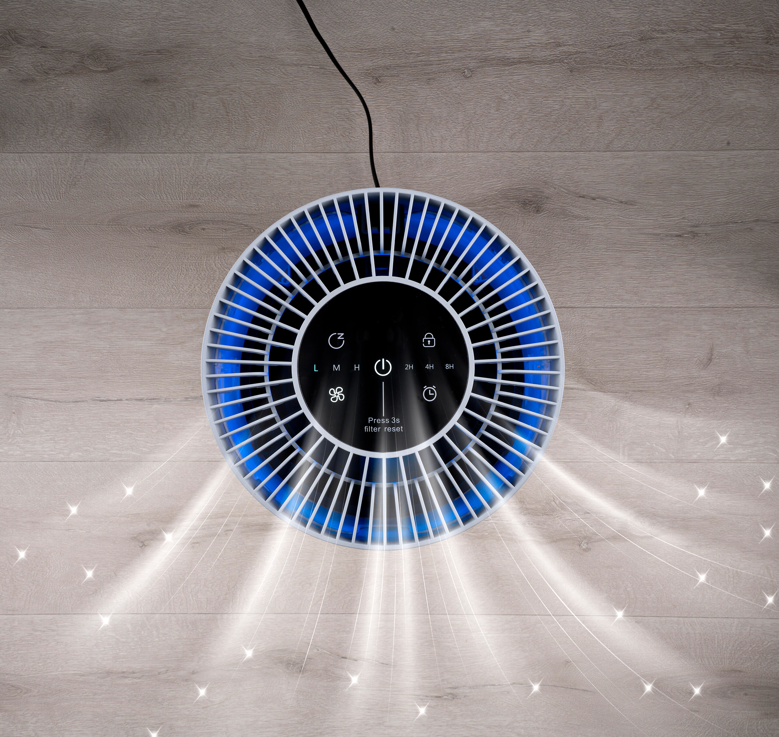 alpina Luftreiniger weiß Polypropylen B/H/L: ca. 17x23x17 cm