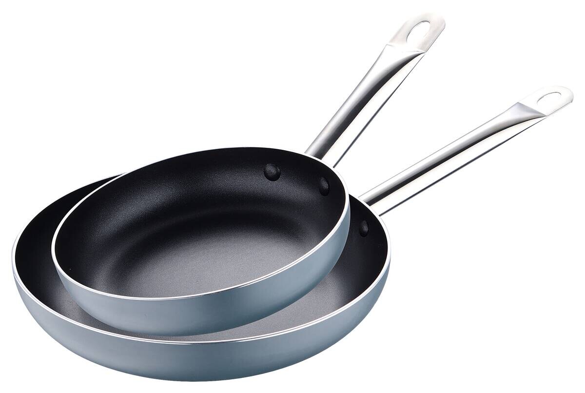 BERGNER Pfannenset Professional chef anthracite anthrazit Aluminium 2 tlg. BERGNER Pfannenset Professional chef anthracite anthrazit Aluminium 2 tlg.