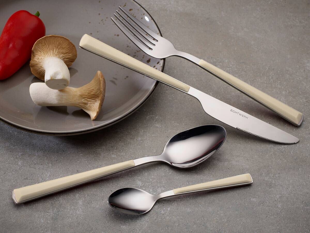 ECHTWERK Besteckset Basic creme Edelstahl 16 tlg.