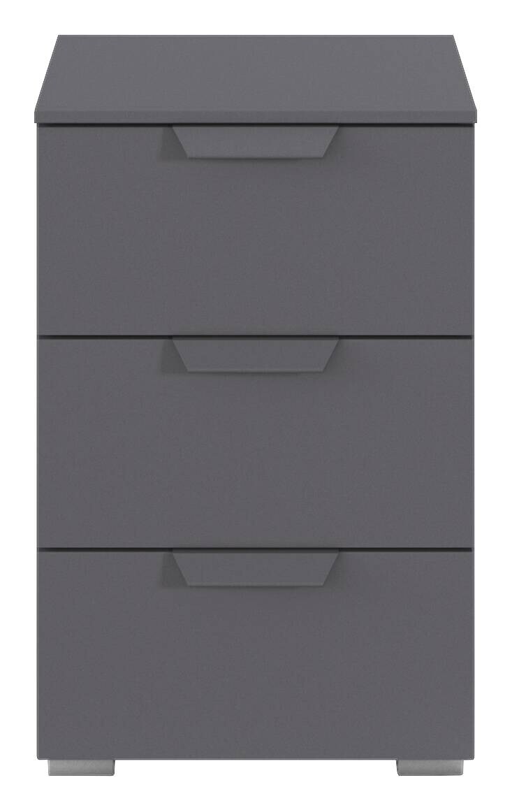 Nachtkonsole Aditio grau B/H/T: ca. 40x61x42 cm