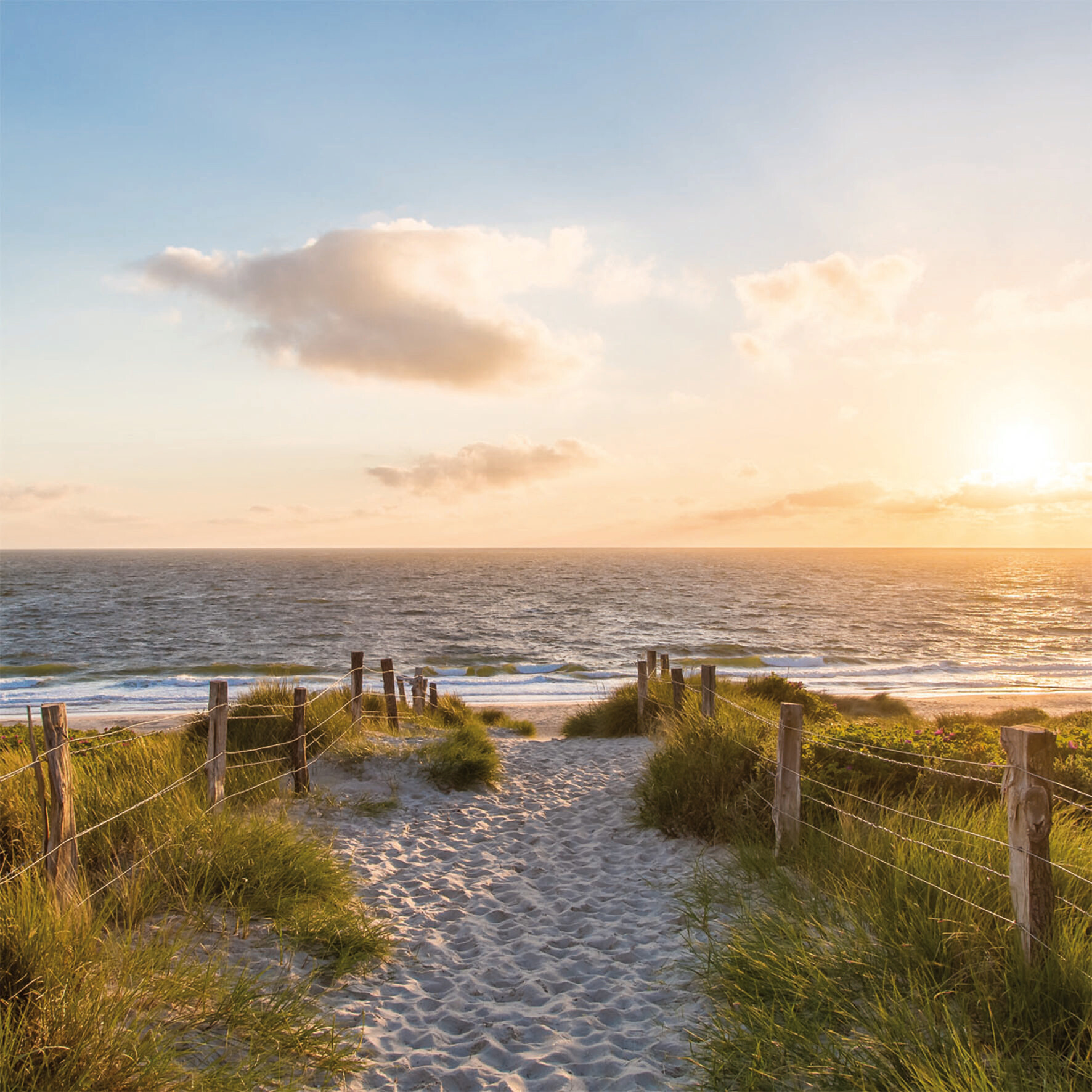 Bönninghoff Keilrahmenbild Strand B/L: ca. 35x35 cm