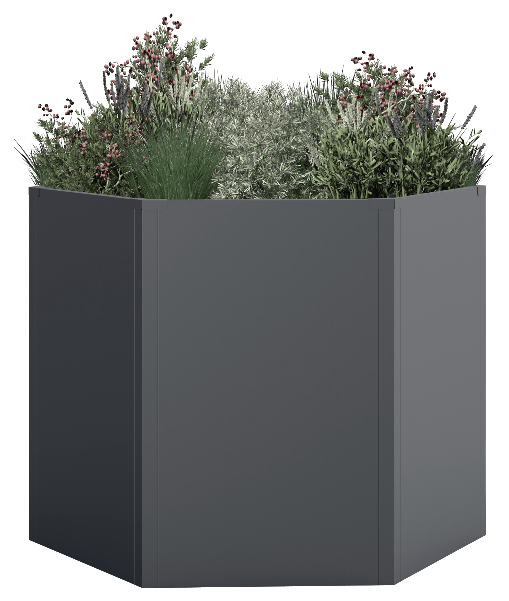 Westmann Hochbeet Varia anthrazit Metall B/H/L: ca. 100x77x100 cm