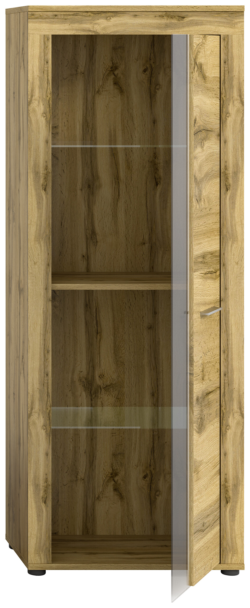 Vitrine Jam Eiche Wotan Nachbildung B/H/T: ca. 60x159x35 cm