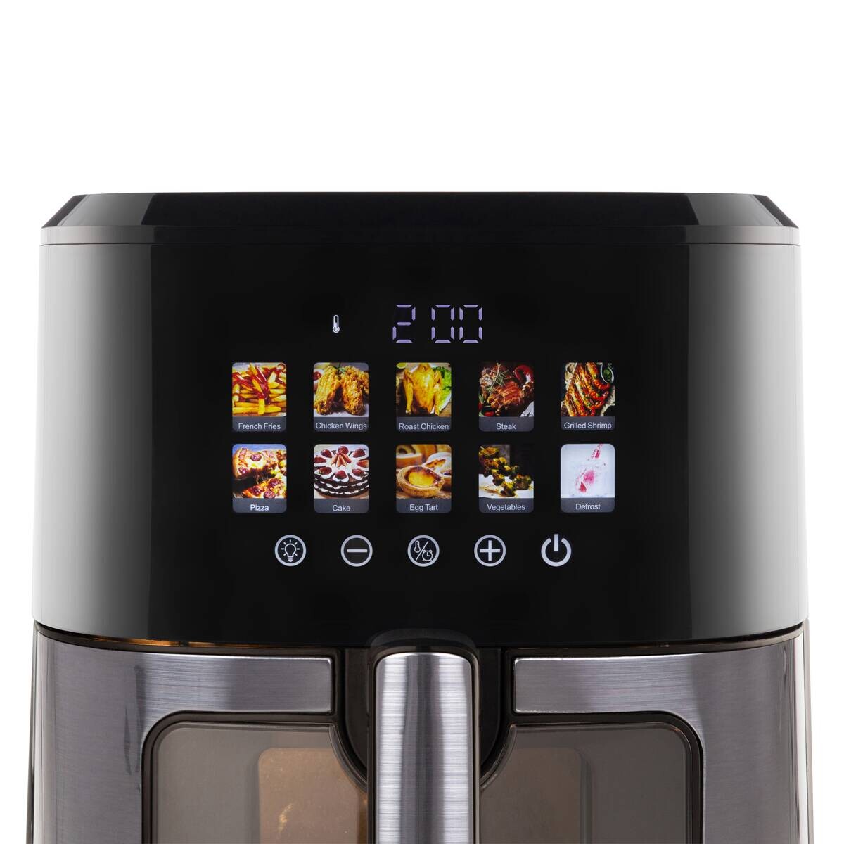 Heißluftfritteuse schwarz Kunststoff B/H/L: ca. 28,8x33,9x36,8 cm ca. 6,5 l