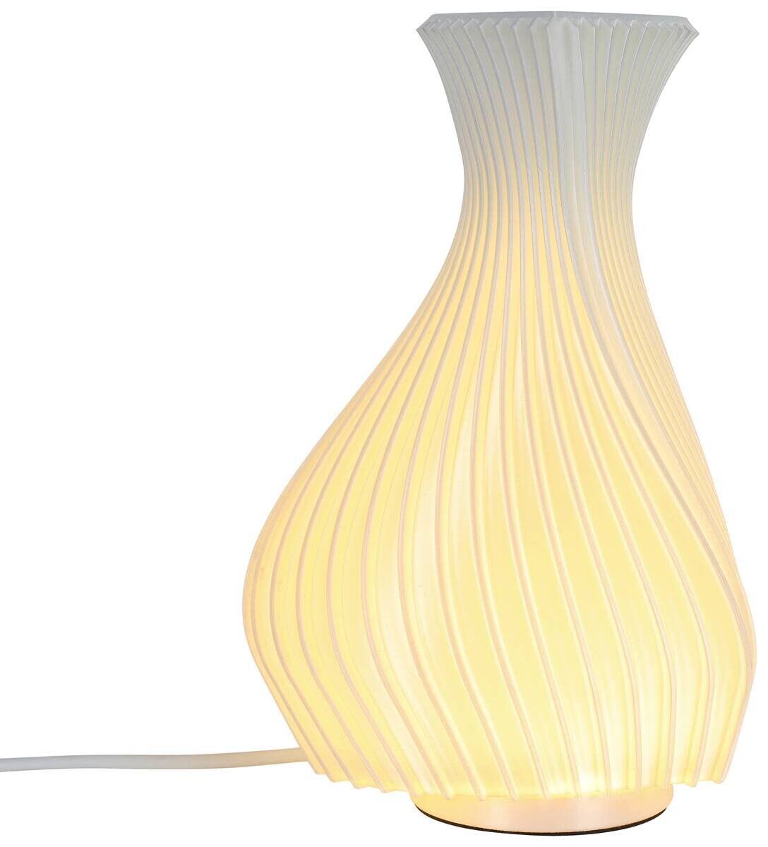 Nolo LED-Tischleuchte Ariane weiß B/H/T: ca. 11,4x11,4x18,5 cm