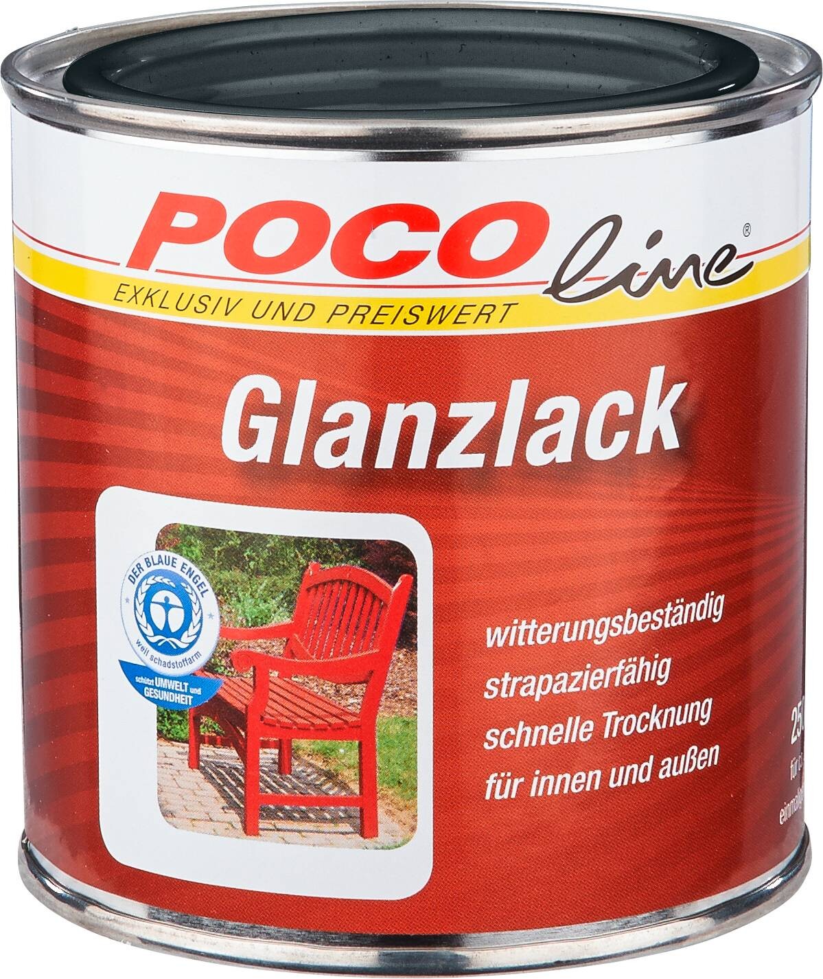 POCOline Acyl Buntlack anthrazit ca. 0,25 l