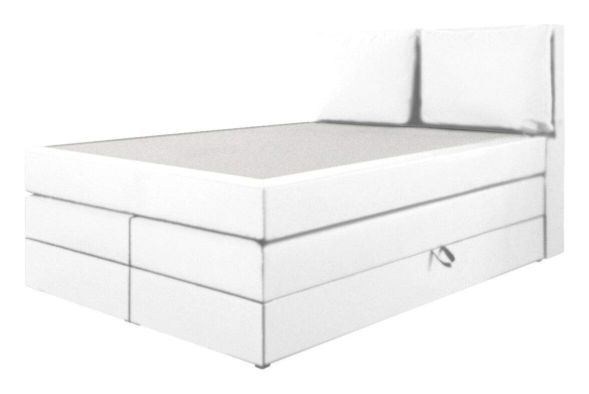Boxspringbett Lissy weiß Liegefläche B/L: ca. 140x200 cm