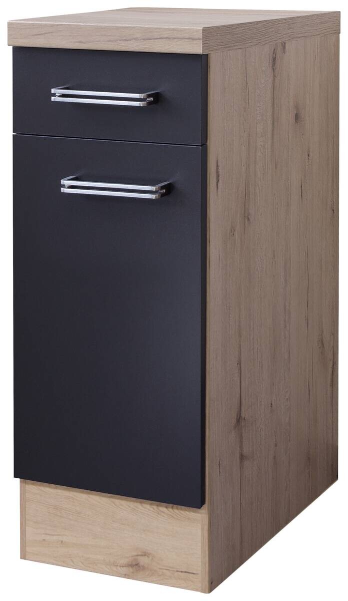 Unterschrank Elva anthrazit B/H/T: ca. 30x86x60 cm