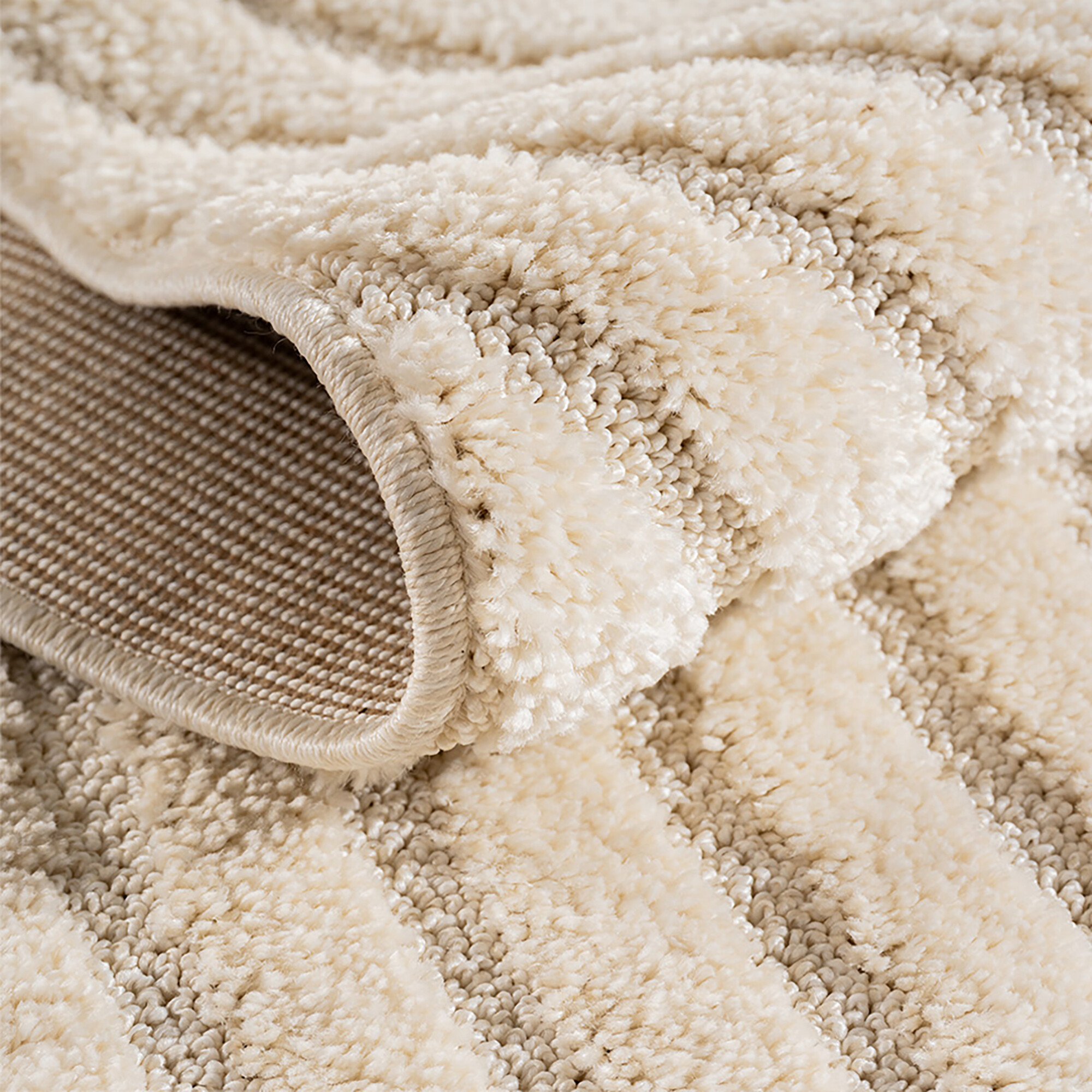 Ayyildiz Kurzflorteppich ART creme B/H/L: ca. 60x0,8x110 cm