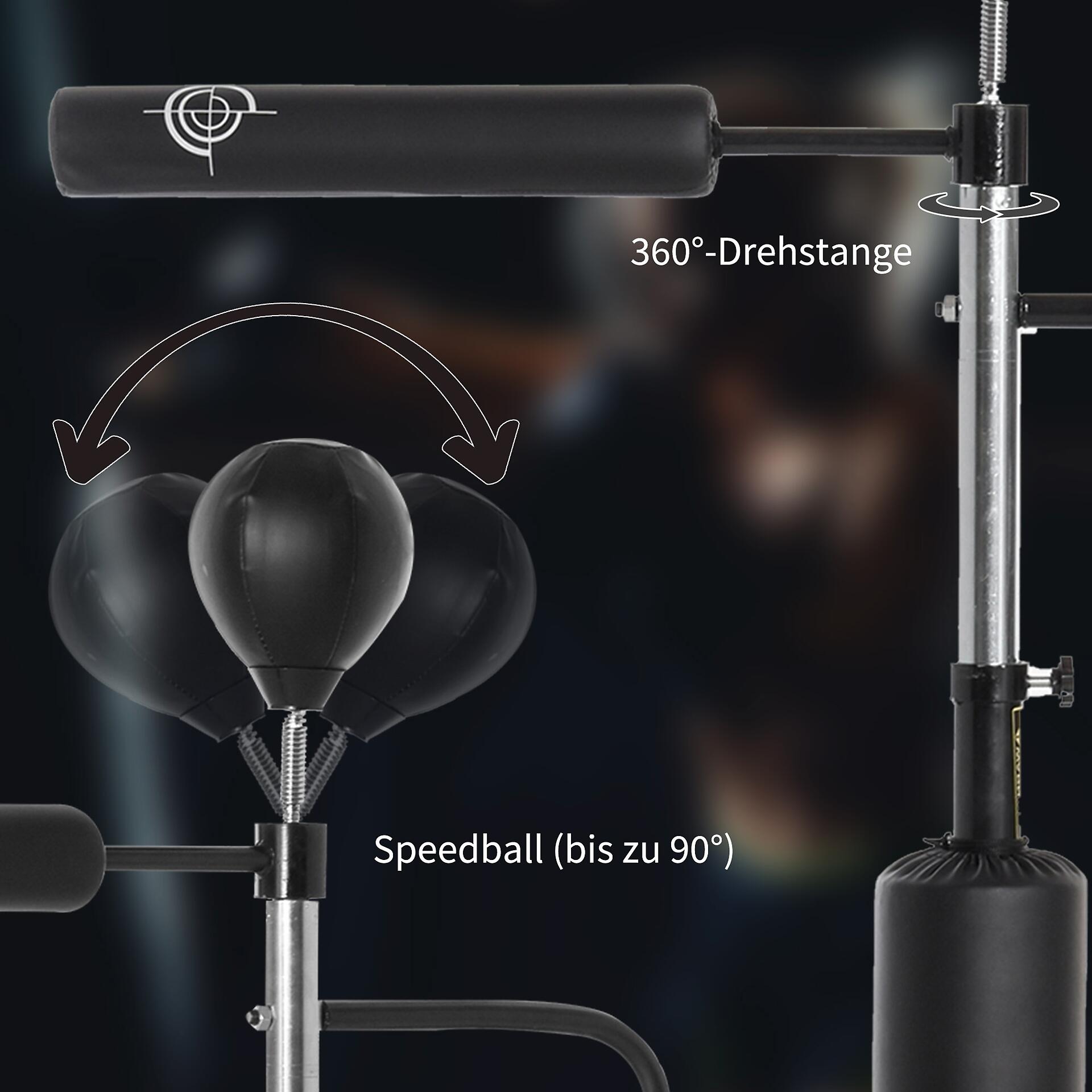 HOMCOM Fitness-Zubehör schwarz Polypropylen B/H/L: ca. 50x88x160 cm