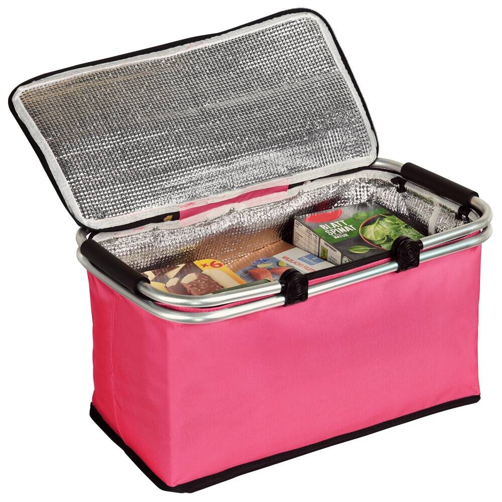 Kesper Einkaufskorb pink B/H/L: ca. 29x50x255 cm