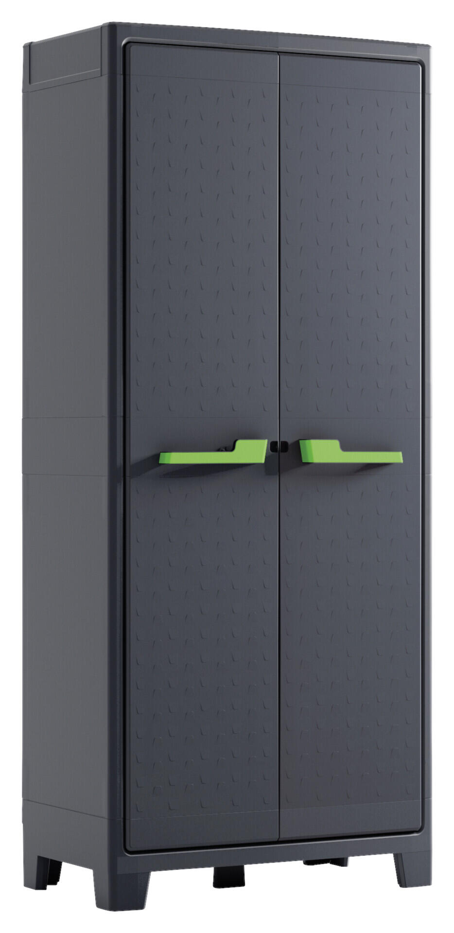 Keter Kunststoffschrank Moby grau Kunststoff B/H/T: ca. 80x182x44 cm