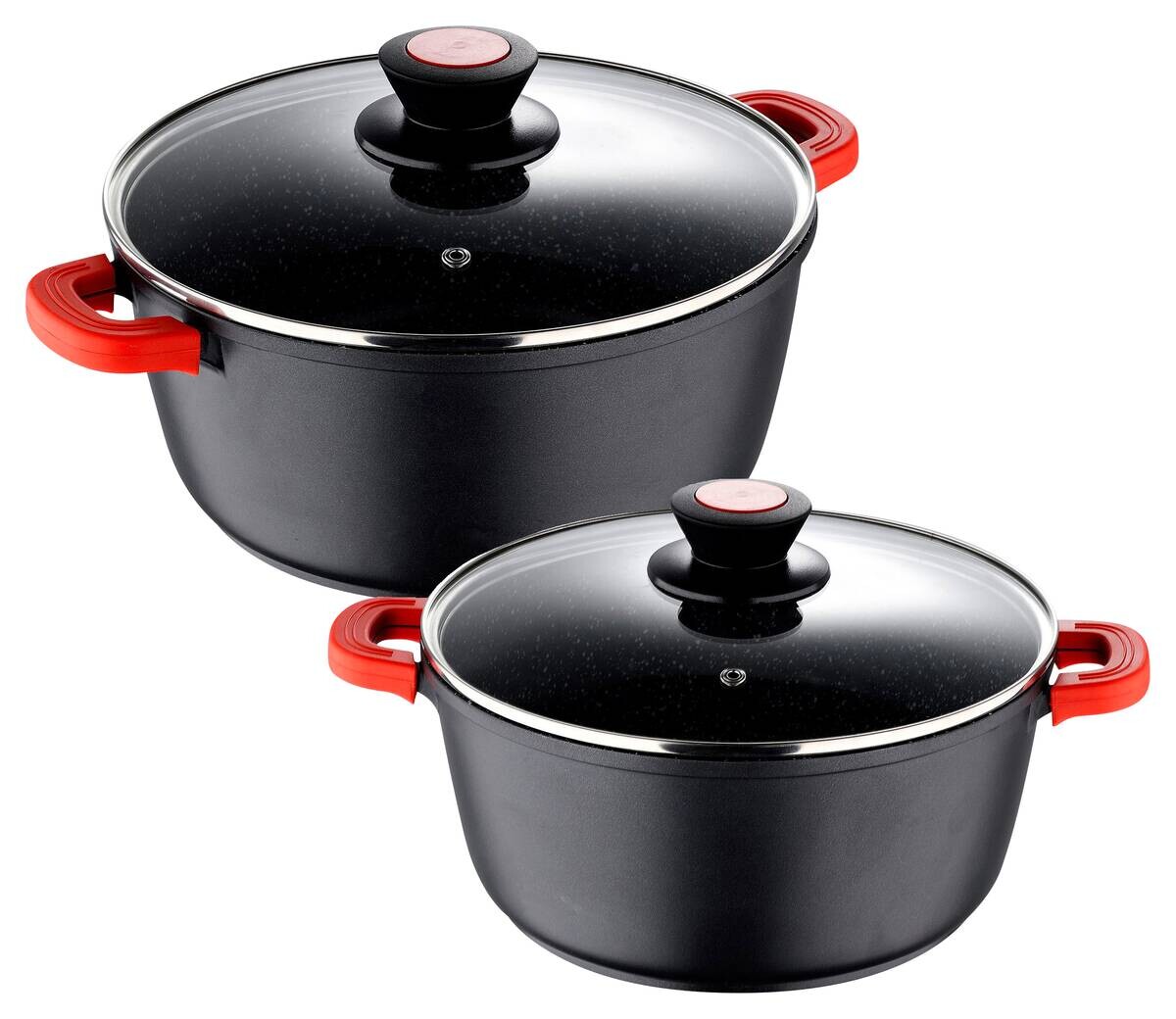 BERGNER Topfset Chroma schwarz Aluminium 2 tlg. BERGNER Topfset Chroma schwarz Aluminium 2 tlg.