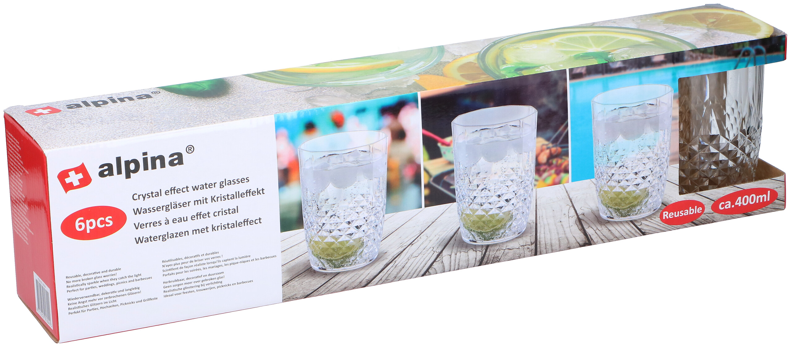 Gläserset transparent