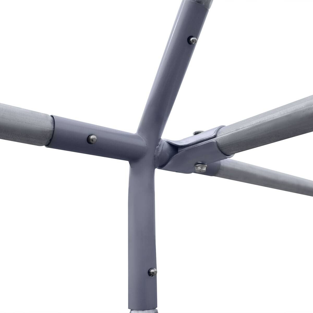 PawHut Stall silber Edelstahl B/H/L: ca. 380x280x195 cm