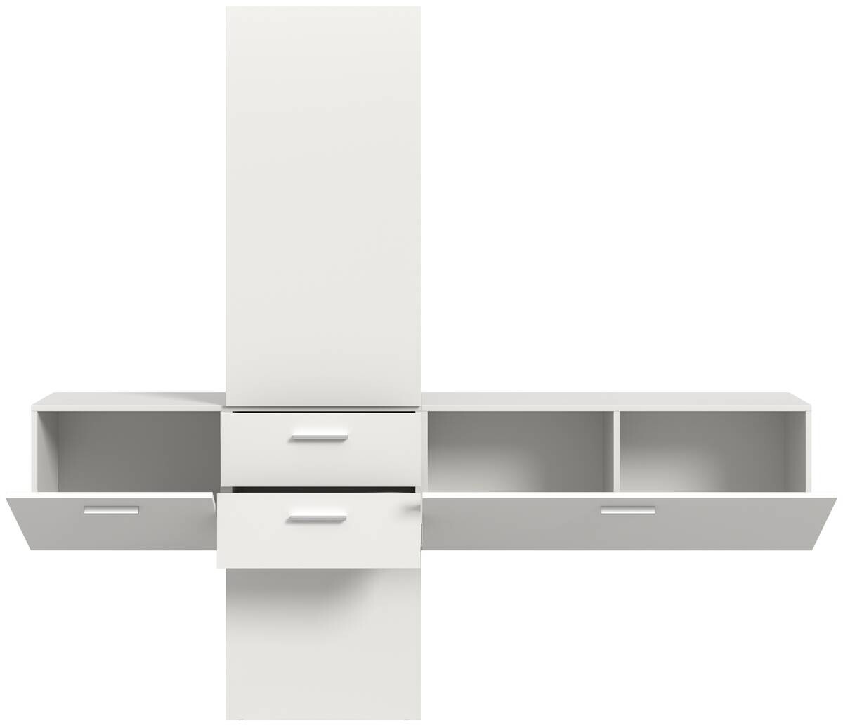 Garderobe VAGA weiß B/H/T: ca. 208x190x36 cm