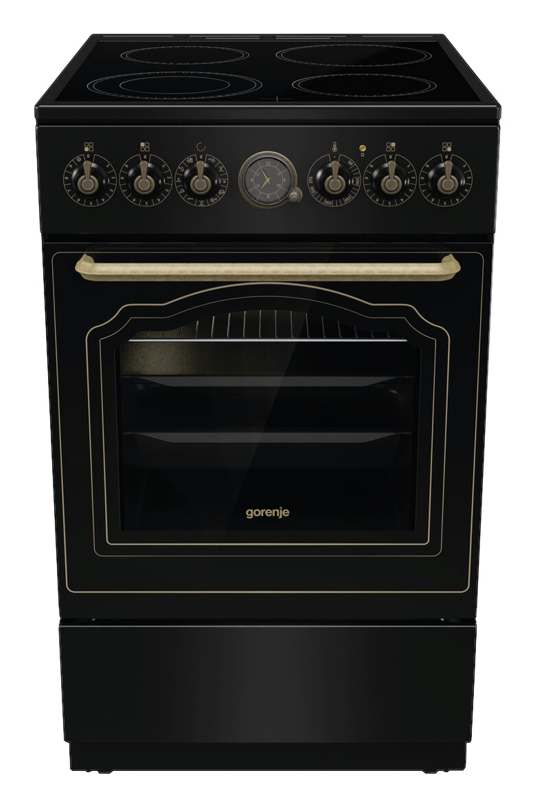 Gorenje Stand-Elektroherd GECS5B70CLB schwarz B/H/T: ca. 50x85x60 cm