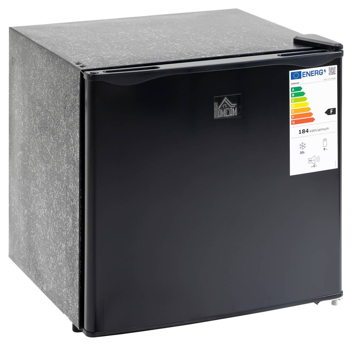 HOMCOM Mini-Gefrierschrank 800-127V90BK schwarz B/H/L: ca. 44,2x47x48,8 cm