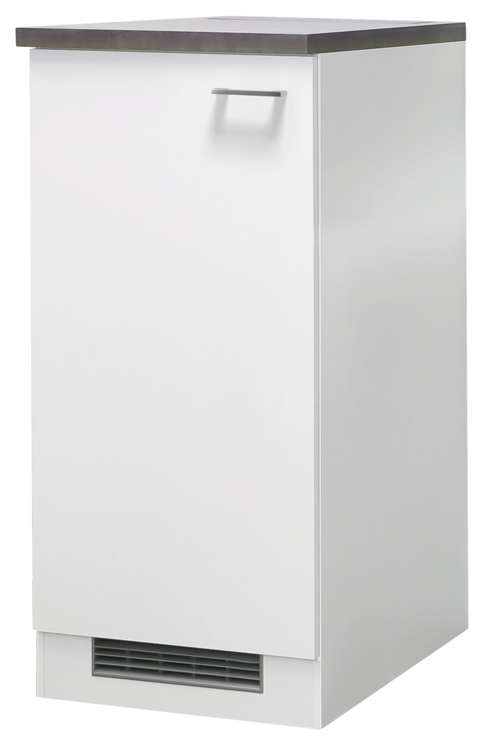 Kühlumbauschrank Lucca weiß matt B/H/T: ca. 60x126x60 cm