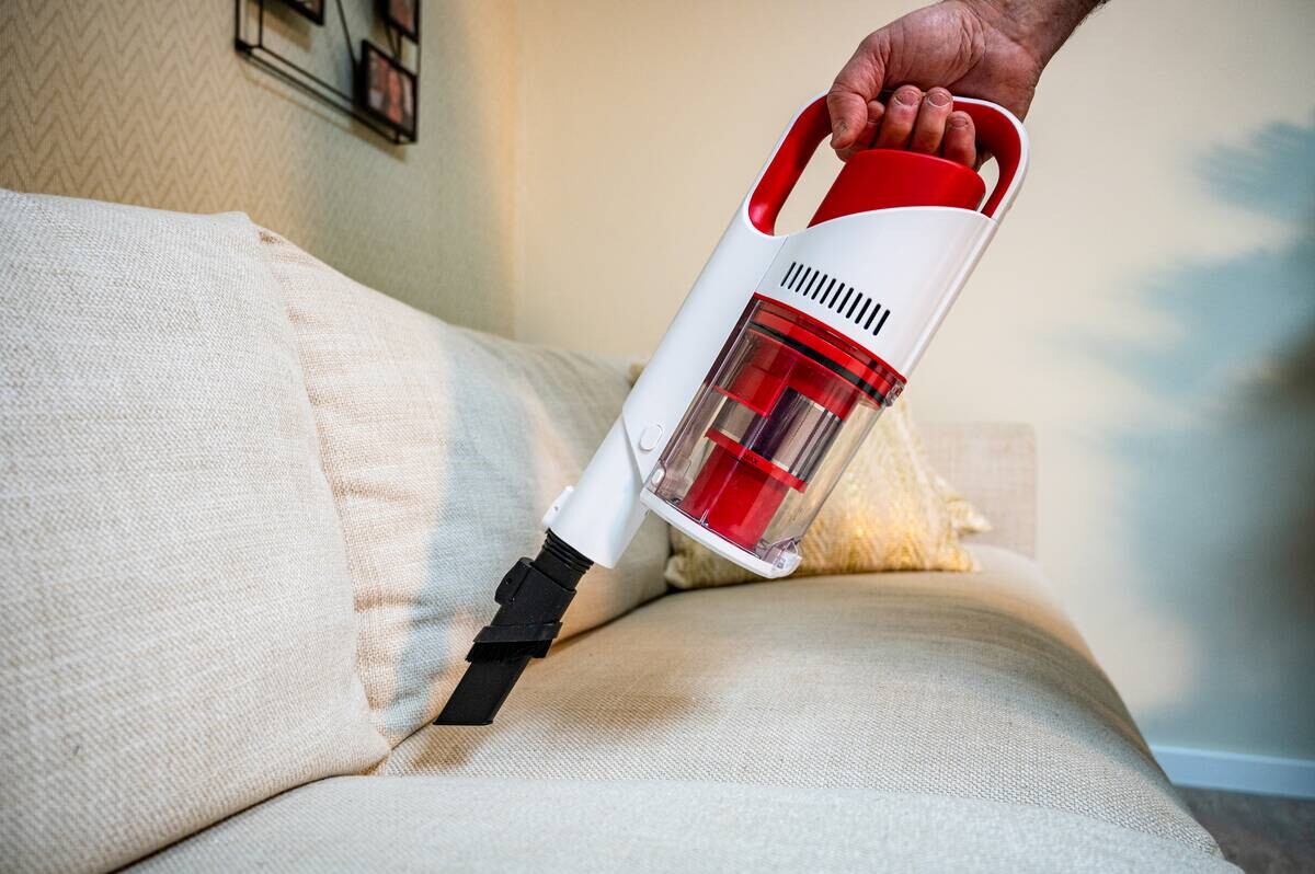 Dirt Devil Hand-/Stielstaubsauger DD9002 weiß rot