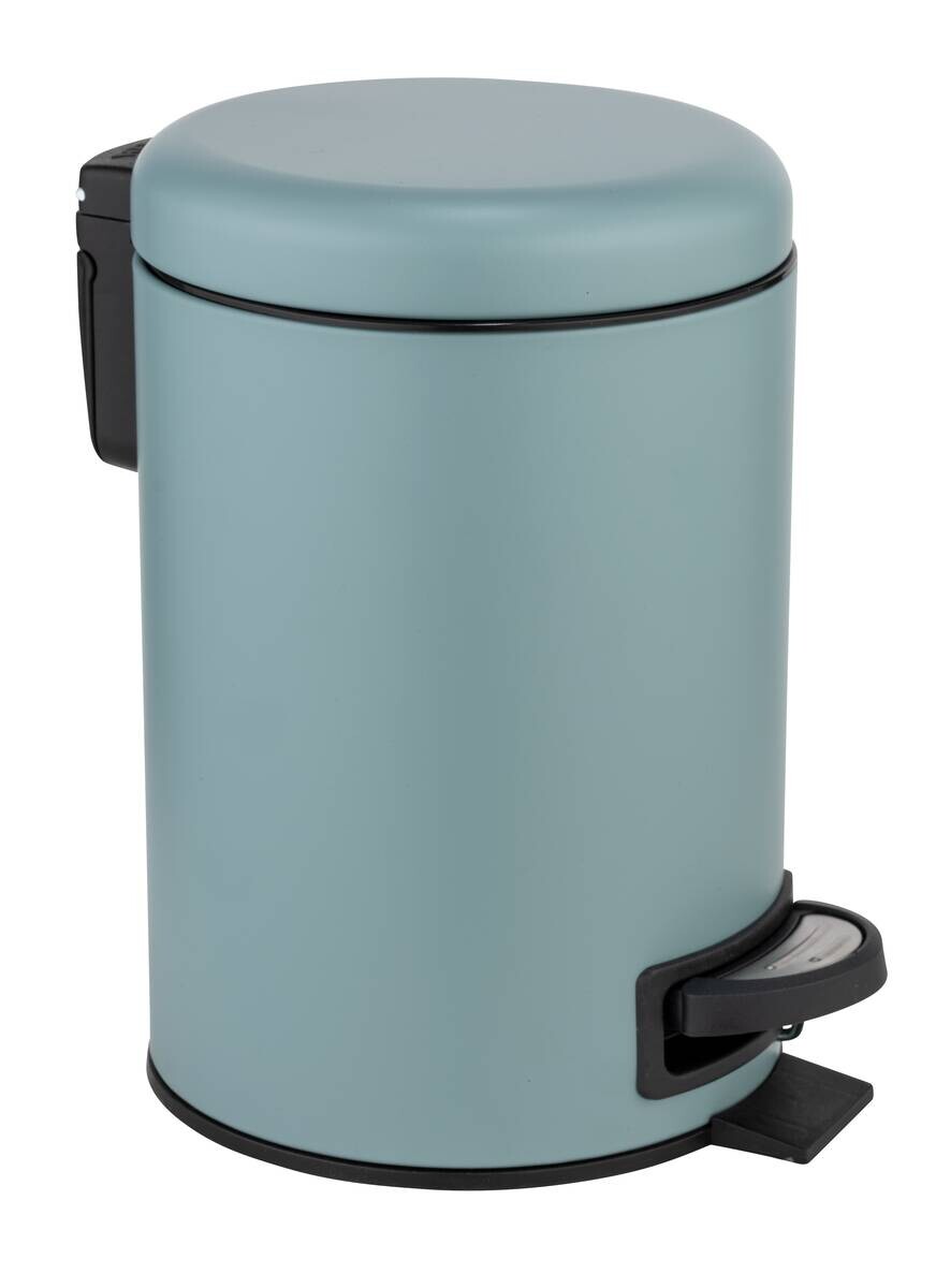 Kosmetikeimer blaugrau Edelstahl ca. 3 l