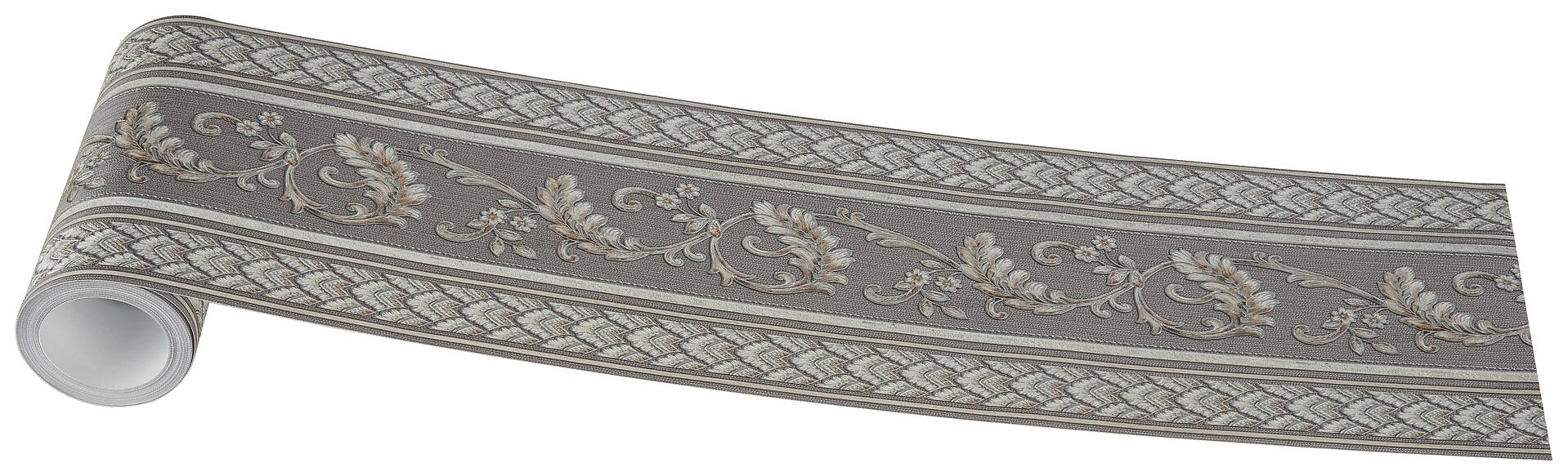 Borte Ranke graubraun B/L: ca. 16,5x500 cm