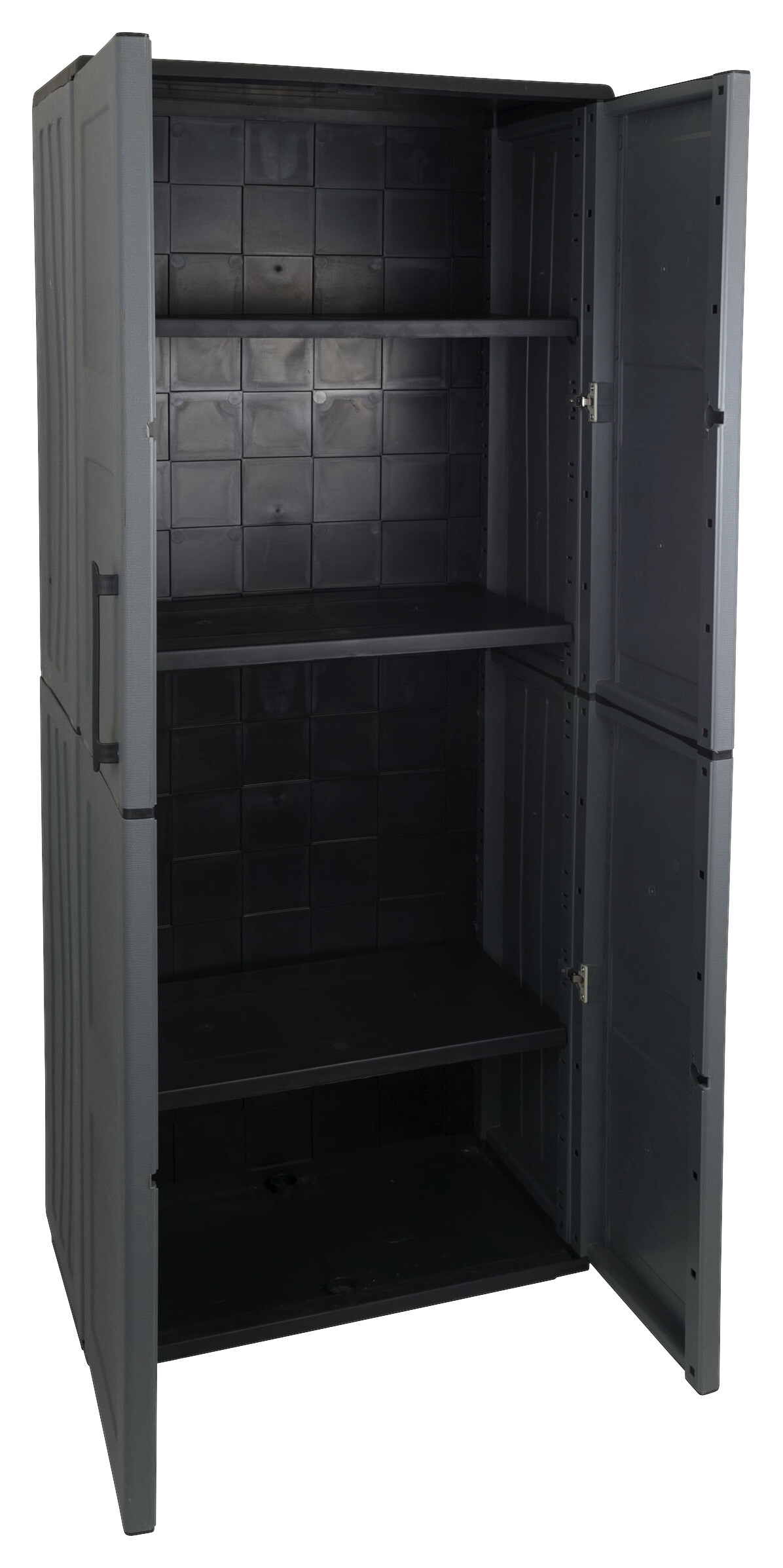 ArtPlast Kunststoffschrank Free hoch grau Kunststoff B/H/T: ca. 68x163x37 cm