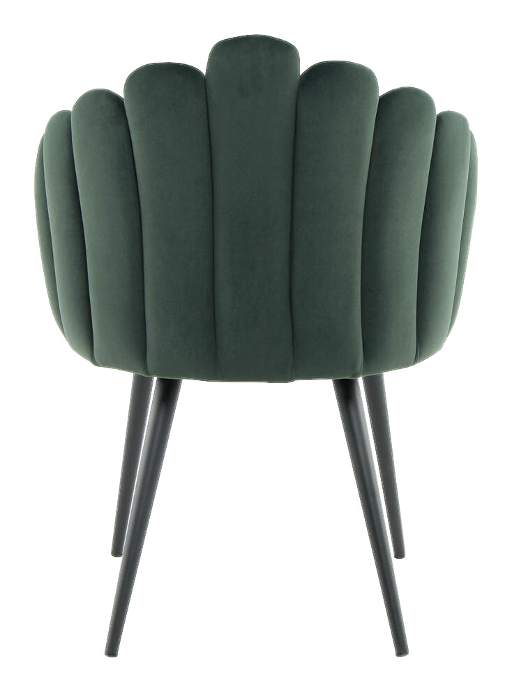 Stuhl Jeane 600 grün Microfaser B/H/T: ca. 61x85x58 cm