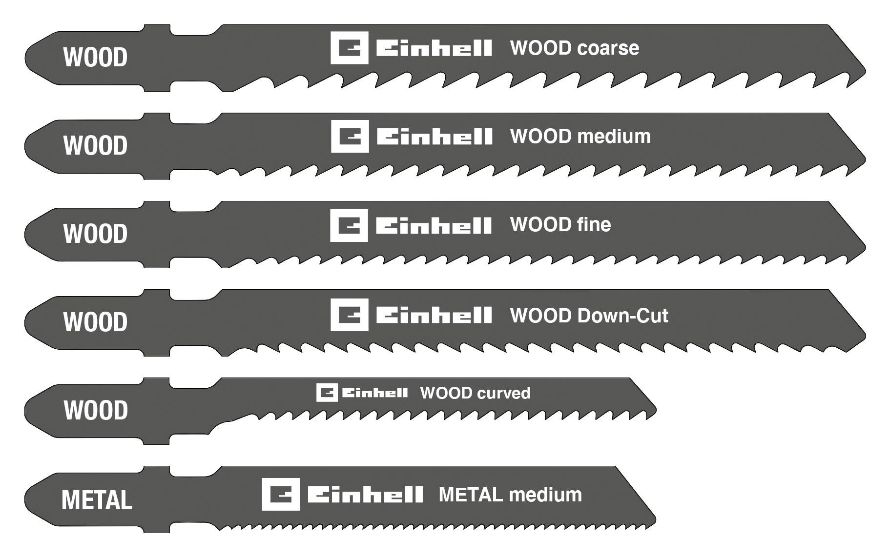 Einhell Stichsägeblätter 10 tlg.