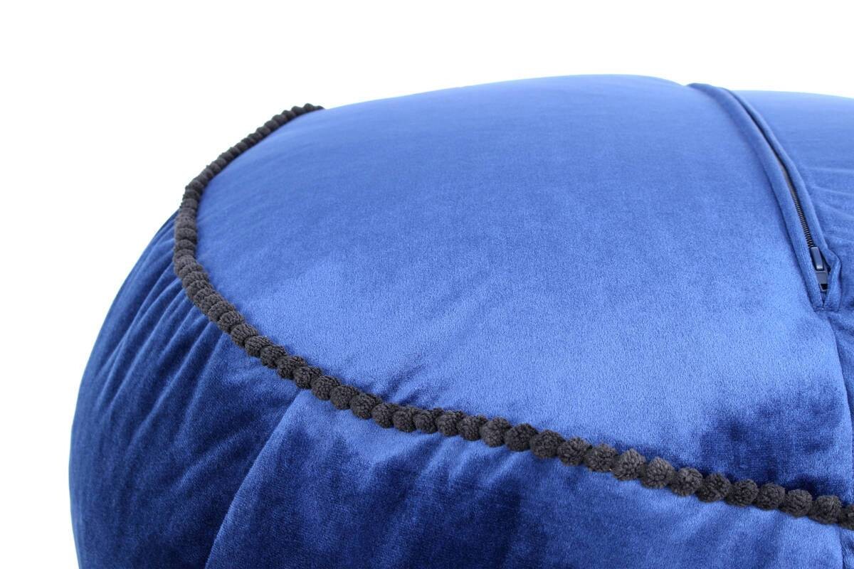 360 Living Hocker Taj Mahal 300 blau H/D: ca. 35x65 cm