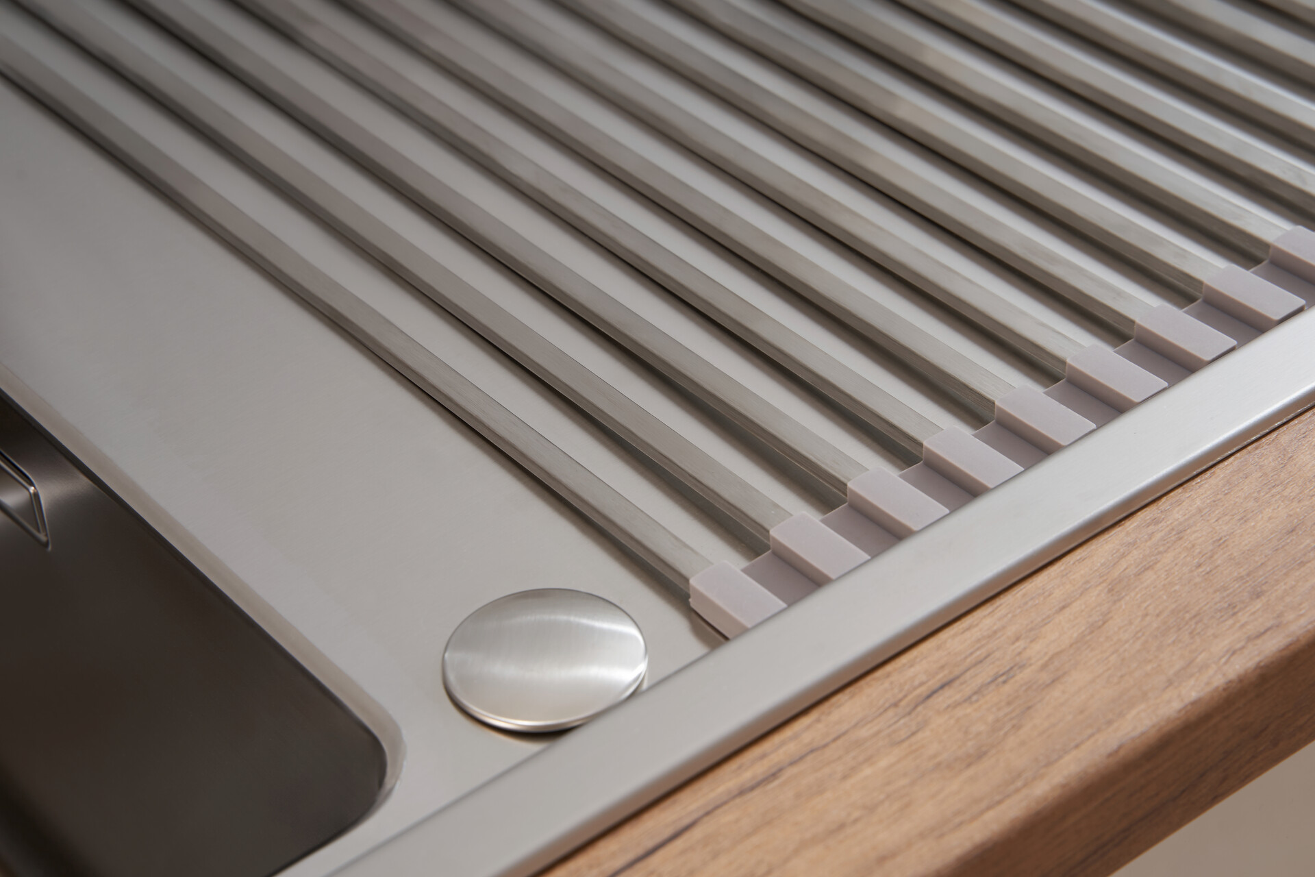 Respekta Einbauspüle Chicago 86 x 50 Edelstahl B/H/T: ca. 86x19x50 cm