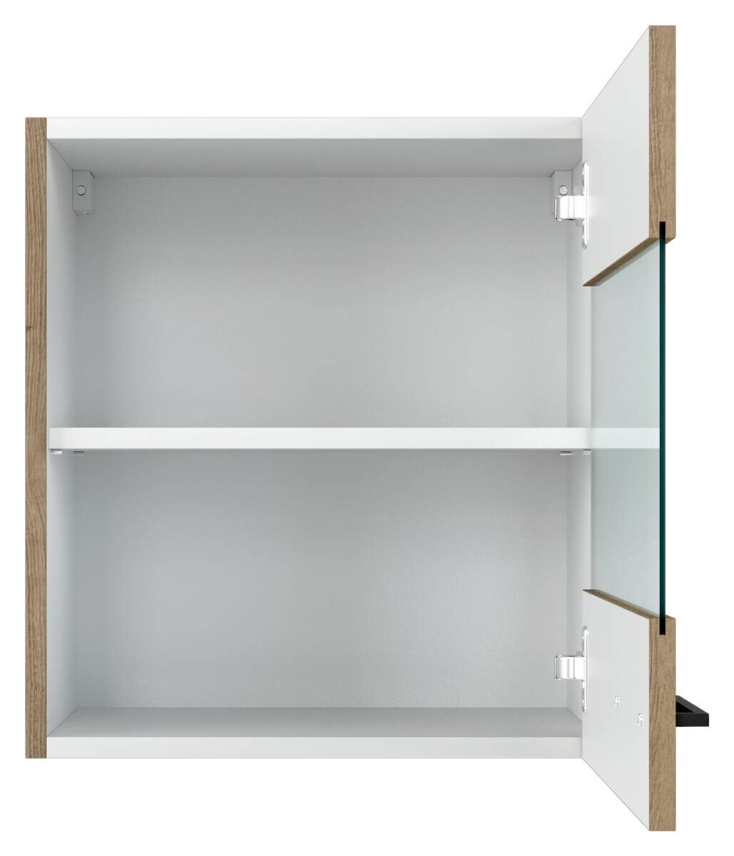 Flex-Well Glashängeschrank Cara grün B/H/T: ca. 50x54,8x32 cm