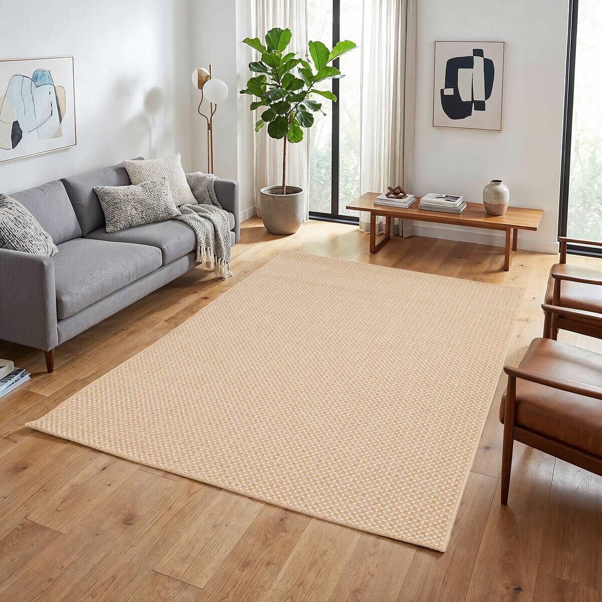 In-/Outdoorteppich Grace natur B/L: ca. 160x230 cm