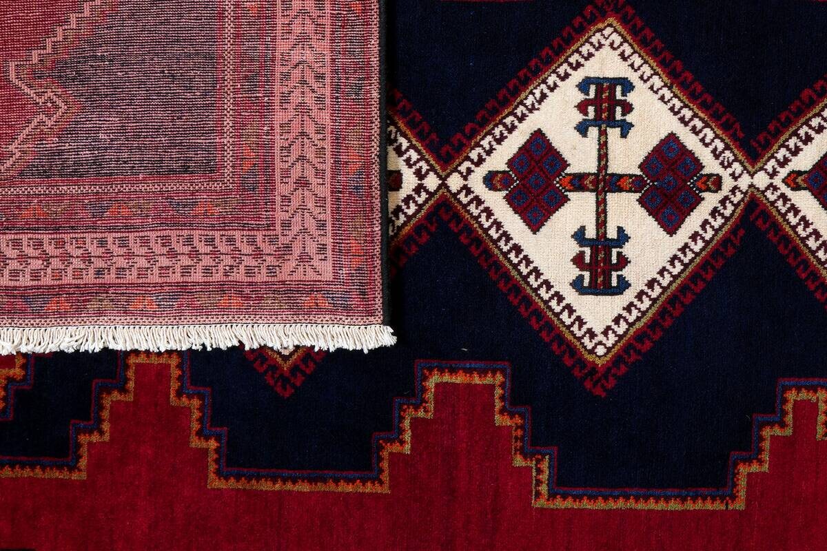 PersaTepp Teppich Afshar blau B/H/L: ca. 159x1x233 cm