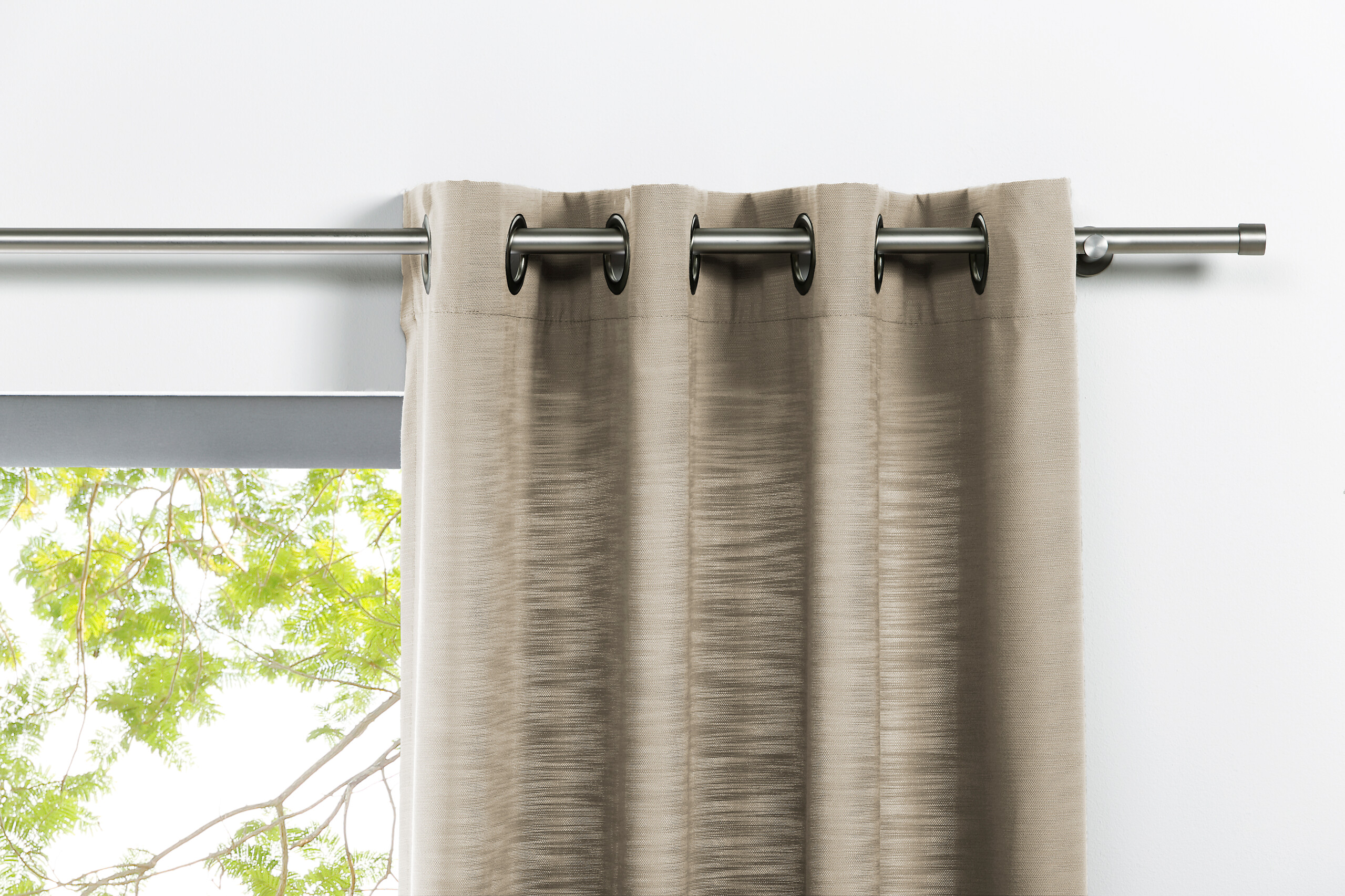 Ösenvorhang BALANCE beige B/L: ca. 135x245 cm