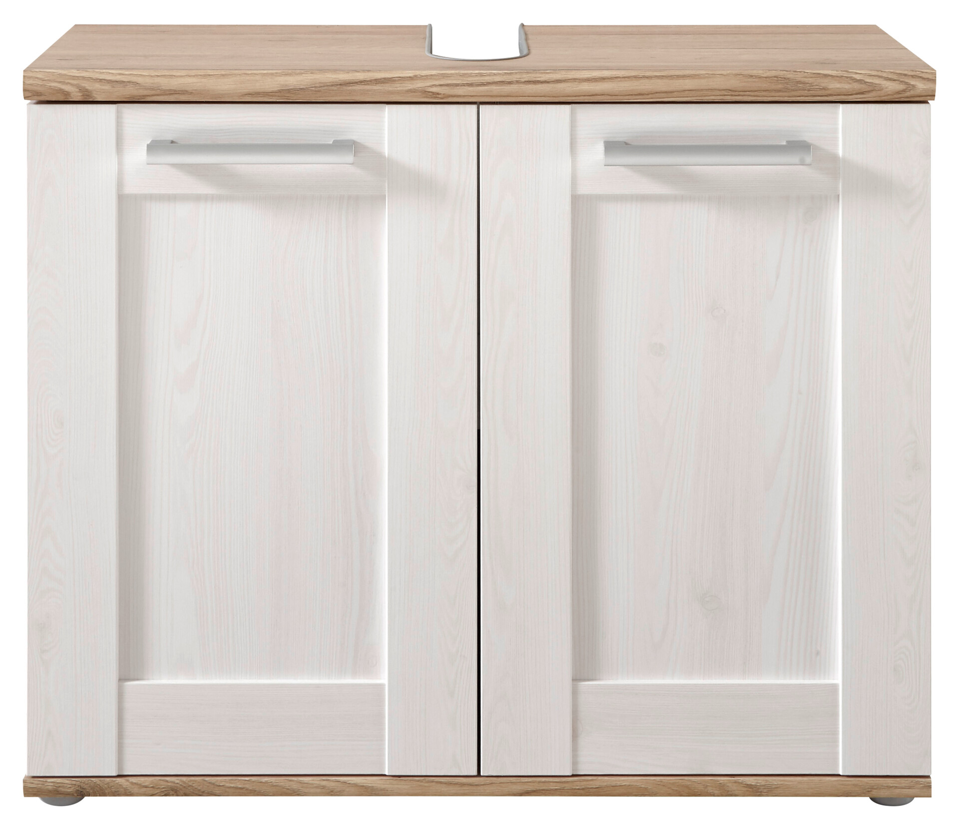 Waschbeckenunterschrank Romance Sibiu Lärche Nachbildung Eiche San-Remo Nachbildung B/H/T: ca. 80x66x32 cm