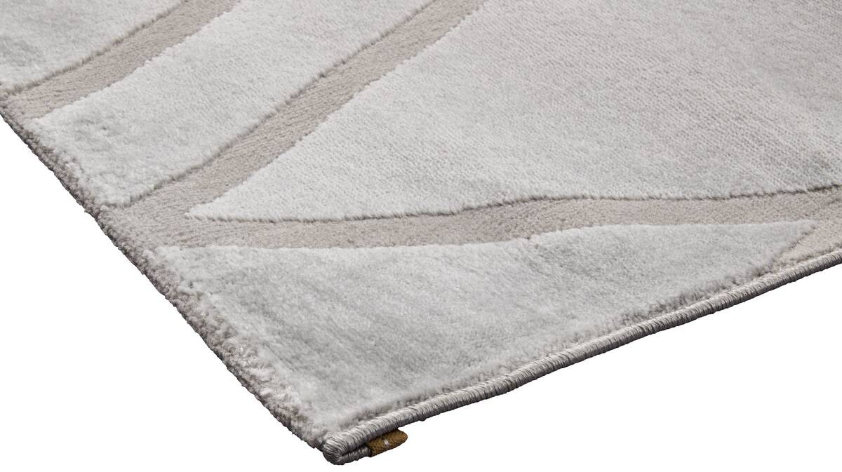 Webteppich Lucy grau B/L: ca. 80x140 cm