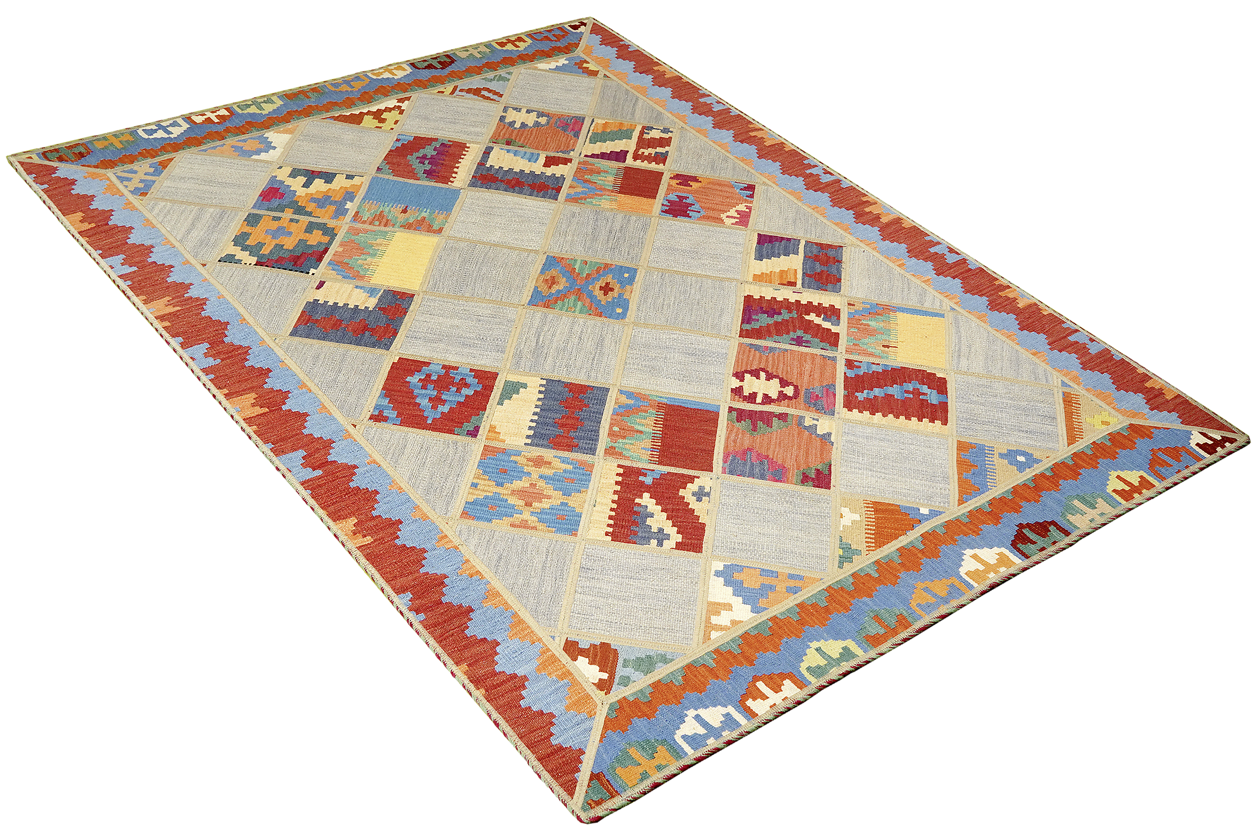 PersaTepp Teppich Kelim Tekkehdouz bunt B/H/L: ca. 150x1x200 cm PersaTepp Teppich Kelim Tekkehdouz bunt B/H/L: ca. 150x1x200 cm