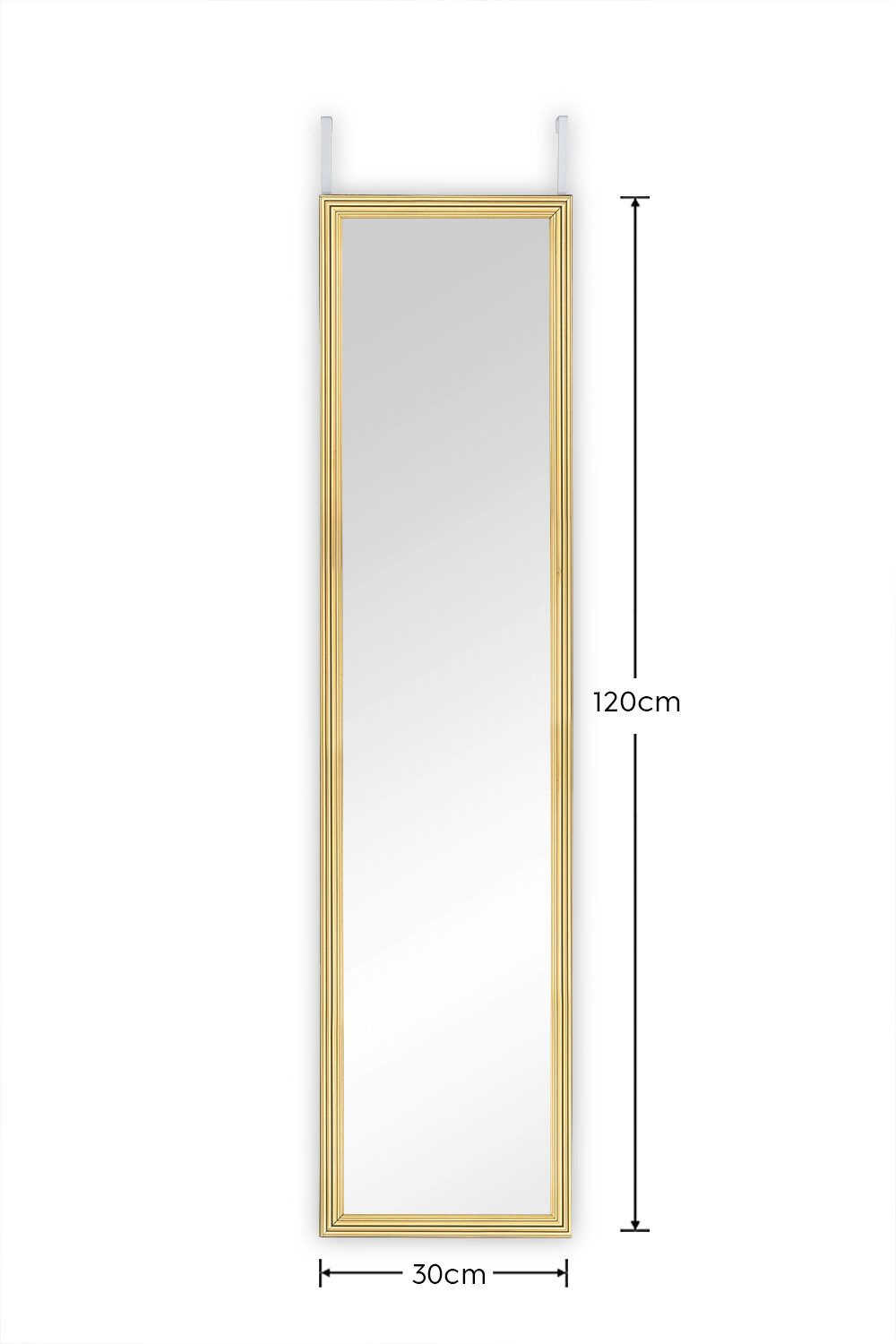 Türhängespiegel Bea gold Optik B/H/T: ca. 30x120x2 cm